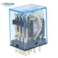 ราคา Aideepen รีเลย์ MY4NJ DC 12V 24V AC 110V 220V รีเลย์14ขา MY4NJ MY4สวิตช์รีเลย์ขนาดเล็กพร้อมฐาน (17356197555)