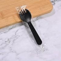 ราคา พร้อมส่ง แพค100ชิ้น ซีลแยกชิ้นทุกชิ้น ช้อนส้อม ช้อนปลายส้อม ช้อนพลาสติก ช้อนพลาสติกตักขนม (20594837376)