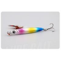 ราคา Fishing Lure Jigging Hook 7g 10g 15g 20g 30g Vib Fishing Spinner Bait Laser Metal Jig Spoon Fishing Lure (20495618833)