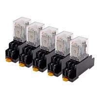 ราคา รีเลย์ ซ็อกเก็ต MY2 MY4 MY2N MY4N 12VDC 24VDC 220vac 12vac 24vac รีเลย์ ขา (21638849828)