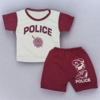 ราคา ชุดเด็ก ไซส์ S คอกลม เสื้อกล้าม police ตำรวจ ผ้า cotton ชุดตำรวจ ชุดเด็กผู้ชาย ชุดเด็กผู้หญิง (21779158356)