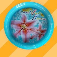 ราคา ถาด ถาดพลาสติก ขนาด 35 CM ถาดกลม พาข้าว ถาดเสริฟ ถาดเสริฟอาหาร อย่างดี มีลายสวยงาม ขนาด 35 CM คละลาย (19746928725)