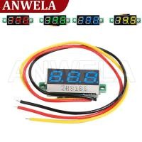 ราคา ANWELA Shop 0 28 Inch Ultra Small Digital DC Digital Display Adjustable Three Line DC 0 100V Battery Voltmeter 2 Line 3 Line Universal (19808733851)
