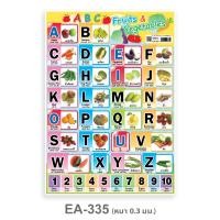 ราคา แผ่นความรู้พลาสติก ขนาด A4 แบบหัดอ่าน ก ฮ ABC animals แบบฝึกอ่าน A Z (14813416400)