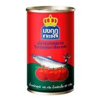 ราคา มงกุฎทะเล145กรัม ปลากระป๋องปลาแมงเคอเรลในซอสมะเขือเทศ (21920141950)