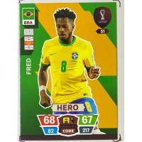 ราคา Fred การ์ดนักฟุตบอล ฟุตบอลโลก Worldcup 2022 การ์ดสะสม Brazil Brasil การ์ดนักเตะ บราซิล (17486630093)