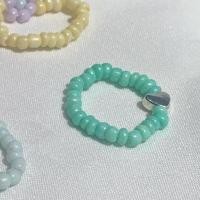 ราคา แหวนลูกปัด แหวนลูกปัดเม็ดทราย แหวนดอกไม้ แหวนมินิมอล (13665539988)