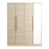 ราคา คอนเซ็ปต์ เฟอร์นิเจอร์ ตู้เสื้อผ้าบานเปิด รุ่น Hakone สีไม้อ่อน 160x57x200 ซม (7857081713)