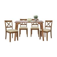 ราคา INDEX LIVING MALL ชุดโต๊ะอาหาร 4 ที่นั่ง รุ่นเฟมมี่ (21584409093)
