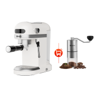 ราคา Simplus เครื่องชงกาแฟ เครื่องชงกาแฟอัตโนมัติ ปรับความเข้มข้นของกาแฟได้ สกัดด้วยแรงดันสูง 20 bar ถังเก็บน้ำความจุ 1 4L KFJH007 (21570048917)