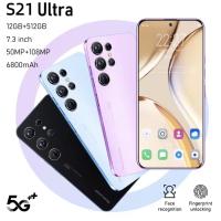 ราคา โทรศัพท์มือถือรุ่น Galaxy S21 Ultra 5G มือถืออัจฉริยะรุ่นใหม่ 7 3 นิ้ว รองรับ 2 ซิมการ์ด สมาร์ทโฟน 4G 5G สมาร์ทโฟน 12GB RAM 512GB ROM โปรโมชั่นราคาถูก (21470751402)