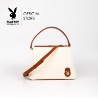 ราคา Playboy รุ่น Pudding Pouch Bag กระเป๋าสะพายข้างผู้หญิง รหัส ST B242PB568 ดีไซน์ทรงตะกร้าลายหนังชิโนริ มี 2 สี สีชมพูและสีครีม (21899744837)