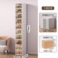 ราคา Salvo กล่องใส่รองเท้า พับเก็บได้ ชั้นวางรองเท้า กล่องรองเท้า เปิดฝาด้านหน้า ตู้รองเท้า ใช้เก็บของได้หลากหลาย (21886239722)