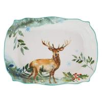 ราคา OMK ชุดป่าเทพนิยาย12นิ้วชามสลัดอุปกรณ์เครื่องอบจานเตาอบคริสต์มาส (21484089568)