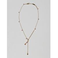 ราคา Valleydarley สร้อยคอ Baby queen 14K gold Plated Y Necklace (21767436961)