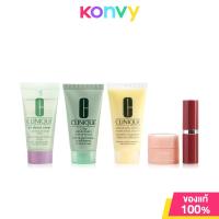 ราคา Clinique Gift Set V91R 90 5Items เซทผลิตภัณฑ์บำรุงผิวหน้าและลิปสติก 5 ชิ้น (21907090633)