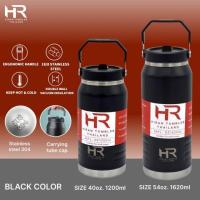 ราคา กระติกน้ำเก็บความเย็น แทงค์ Hiran Tank Stainless steel 40oz 54oz กระบอกน้ำ สแตนเลส หูหิ้ว ทรงแทงค์ เก็บอุณหภูมิร้อนเย็น 12 24ชม (21897979282)