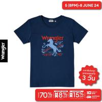ราคา WRANGLER เสื้อยืดแขนสั้นผู้หญิง คอลเลคชั่น Legend Of Wrangler Regular รุ่น WR S124WTSSN12 (21338438489)