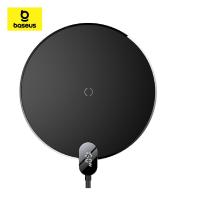 ราคา Baseus แท่นชาร์จไร้สาย รุ่น Digital LED Display Gen 2 Wireless Charger 15W สี ดำ (10492817408)