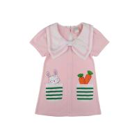 ราคา Chelsee ชุดเดรสกระโปรง เด็กผู้หญิง รุ่น 238026 ปกทหารเรือ ลายกระต่ายแครอท ผ้า 100 Cotton อายุ 1 5 10 ปี เสื้อผ้าเด็ก (21805123610)