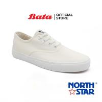 ราคา Bata บาจา NORTH STAR รองเท้าผ้าใบแบบผูกเชือก รองเท้าลำลองแฟชั่น สำหรับผู้ชาย สีกรมท่า 8299609 สีขาว 8291609 (18175888901)