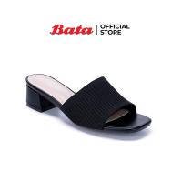 ราคา Bata บาจา รองเท้าส้นสูง รองเท้าลำลอง รองเท้ามีส้น สูง 1 นิ้ว สำหรับผู้หญิง รุ่น Silvia สีดำ 6616227 (13273266248)