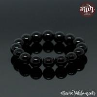 ราคา อาเป่า หินนิลดำ Onyx ขนาด 12 มิล คัดหิน หินนิลกาฬ กำไลหินสี กำไลหินนำโชค หินมงคล สร้อยข้อมือ เครื่องรางนําโชค กำไลข้อมือ หินสีดำ (504906343)