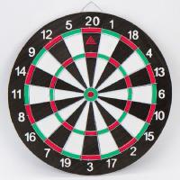 ราคา กระดานปาเป้า ปาได้ทั้ง 2 หน้า พร้อมลูกดอก 6 ลูก และ ที่แขวนตะปู Dartboard กระดานปาเป้า ขนาดมาตรฐาน 17 นิ้ว ปาเป้า เกมปาเป้า DART BOARD แบบหนา (1915616598)