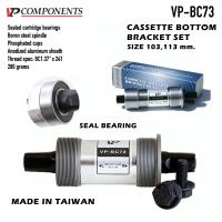ราคา กะโหลกเหลี่ยม จักรยาน VP BC73 ลูกปืน Seal Bearing BB shell 73 Long 103110mm (14757739601)