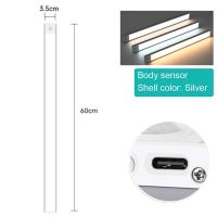 ราคา MQQ ไฟเซ็นเซอร์ LED ไฟกลางคืนชาร์จ USB ไฟตู้เสื้อผ้า ไฟติดห้องนอน โคมไฟไร้สาย ไฟเซนเซอร์อัตโนมัติ โคมไฟเซ็นเซอร์ โคมไฟติดผนังห้องนอน ไฟทางเดิน ติดตั้งง่าย (21789339806)