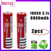 ราคา iBeetag Rechargable battery ถ่านชาร์จ Li ion 18650 3 7V 6800mAh 2ก้อน (4482166677)