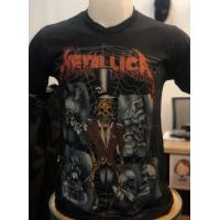 ราคา METALLICA เสื้อวงดนตรีร็อคต่างประเทศ เสื้อชาวร็อค เสื้อยืดคอกลม เสื้อผู้ชาย เสื้อสไตล์วินเทจ ไม่มีตะเข็บขาง เกรด ผ้า (14078845947)