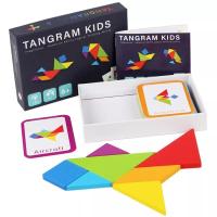 ราคา พร้อมส่งจากไทย Tangram Kids จิ๊กซอว์ไม้7 ชิ้นคุ้มๆ แทนแกรมไม้ 7 ชิ้น มาพร้อมโจทย์ (16619535176)