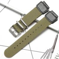 ราคา สายไนลอน18มม เหมาะสำหรับ SGW 300 Casio AE1000 1200 1300ชุด W218H สายรัดข้อมือกีฬาผู้ชายอุปกรณ์นาฬิกากําไล (21083304410)