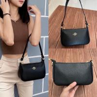 ราคา หนังแท้ผสม 100 กระเป๋าผู้หญิงสะพายข้างโค้ช ขนาดSize8 นิ้ว สินค้าพร้อมส่ง พร้อมถุงผ้างานเกรดพี่เมียม P (13186094935)