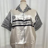 ราคา AO Clothing Shop ชุดนอนผ้าซาตินไซส์ใหญ่ ชุดนอนรอบอก50นิ้ว ชุดนอนแขนสั้นขาสั้น ชุดนอนคนอ้วน (10319834930)