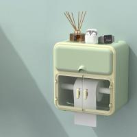 ราคา MUSHIQI จัดส่งฟรี กล่องทิชชู่ กล่องใส่กระดาษชำระ ติดผนังไม่ต้องเจาะ กันน้ำ ใส่ได้ทั้งทิชชู่แบบม้วนและแบบแผ่น tissue box กล่องทิชชู่แบบใส กล่องกระดาษทิชช (17796233799)