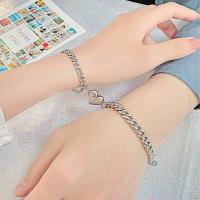 ราคา สร้อยข้อมือสแตนเลสคู่รักที่ดึงดูดซึ่งกันและกันกำไลข้อมือคู่รักคู่รักคู่รักคู่รักของขวัญสำหรับผู้ชายผู้หญิง (21724696489)