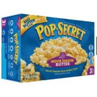 ราคา POP SECRET Microwave Popcorn Movie Flavor 270G 90G X 3 POP SECRET ไมโครเวฟป๊อปคอร์น รสมูฟวี่ 270G 90G X 3 (19280548253)