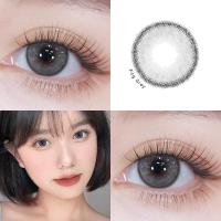 ราคา ค่าสายตาสั้น 100 800 คอนแทคเลนส์ค่าสายตาสั้นสีธรรมชาติ Fog BROWN 14 0mm Monthly Replace (21060418359)