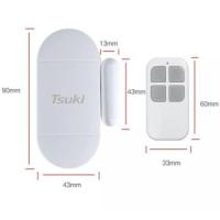 ราคา ขายส่ง TSUKI สัญญาณติดประตู และหน้าต่าง Door Sensor Alarm Windows SENSOR Wireless Home ระบบเตือนภัยประตูกันขโมยความปลอดภัย (12631230420)
