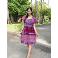 ราคา ชุดดอยน่ารักๆ ชุดเดรสพื้นเมือง ชุดชาวเขา ใส่เที่ยวเหนือ สินค้าพร้อมส่ง (21964725159)