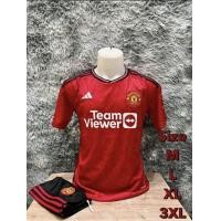 ราคา ชุดกีฬาผู้ใหญ่ ทีมแมนยู เสื้อ กางเกง M 3XL (21443584225)
