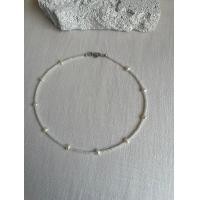 ราคา CoralcoStudio สร้อยคอมุกน้ำจืด อะไหล่สแตนเลสแท้ไม่ลอกดำ (21837310385)