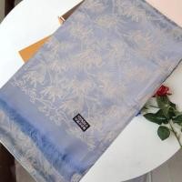 ราคา Thai silk ผ้าพันคอผ้าไหม ผ้าคลุมไหล่ ลายช้าง ลายดอกไม้ (9445470069)