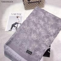 ราคา Thai silk ผ้าพันคอผ้าไหม ผ้าคลุมไหล่ ลายช้าง ลายดอกไม้ (10388230146)