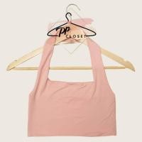 ราคา เสื้อครอปคล้องคอ ผ้าหนา2ชั้นทั้งตัว รุ่นไม่มีฟองน้ำ ผ้าเรย่อนผสมสแปนเด็กซ์ ผ้าหนากระชับตัวคะ พร้อมส่ง 20 สี (6389552416)