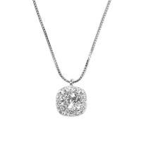 ราคา เครื่องประดับสร้อยคอพลอยเทียมทรงสี่เหลี่ยมสร้อยสตรี (20894724776)