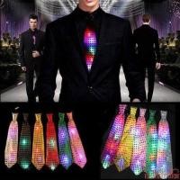 ราคา LED Flashing Light Up Sequin Bowtie Necktie Mens Boys Party Bow Tie Wedding Xmas (19894362117)