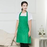 ราคา ผ้ากันเปื้อนผ้าใบแฟชั่นสำหรับทำอาหารสีพื้นกันน้ำปรับได้พร้อมกระเป๋าผ้าเช็ดด้านข้าง (11808958670)